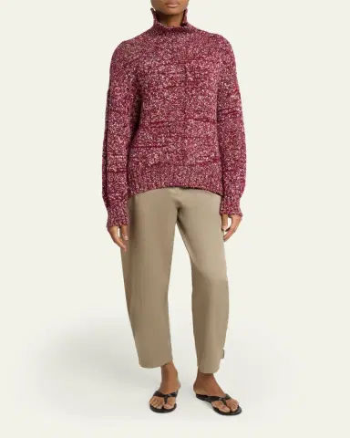 Proenza Schouler Sol Melange Knit Turtleneck Sweater | Thumbnail 2 Proenza Schouler Sol Melange Knit Turtleneck Sweater | Thumbnail 2