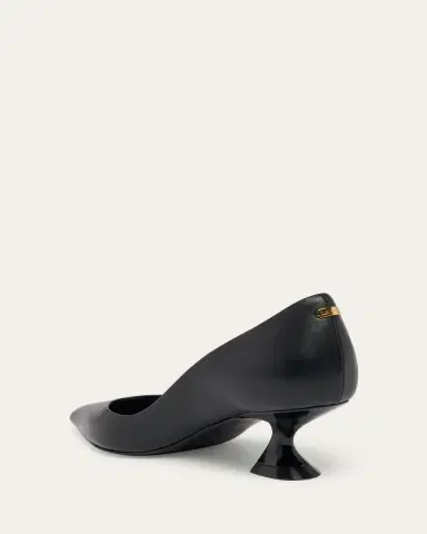 Lanvin 50mm Leather Kitten-Heel Pumps | Thumbnail 4 Lanvin 50mm Leather Kitten-Heel Pumps | Thumbnail 4