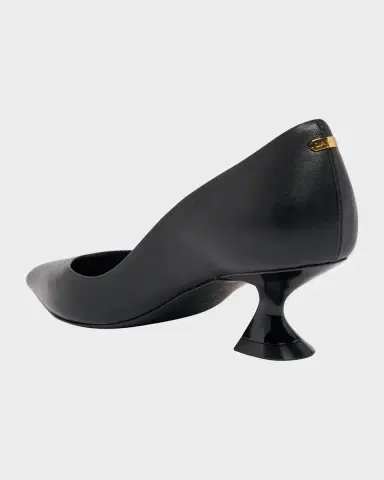 Lanvin 50mm Leather Kitten-Heel Pumps | Thumbnail 8 Lanvin 50mm Leather Kitten-Heel Pumps | Thumbnail 8