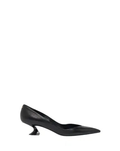 Lanvin 50mm Leather Kitten-Heel Pumps | Thumbnail 1 Lanvin 50mm Leather Kitten-Heel Pumps | Thumbnail 1