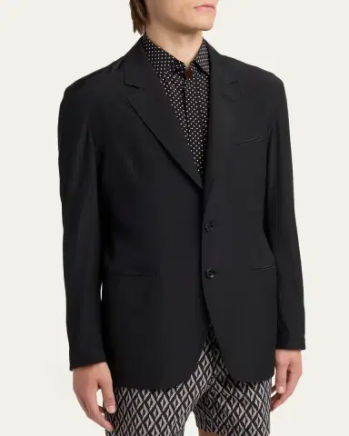 TOM FORD Men's Besom-Pocket Single-Breasted Blazer | Thumbnail 4 TOM FORD Men's Besom-Pocket Single-Breasted Blazer | Thumbnail 4
