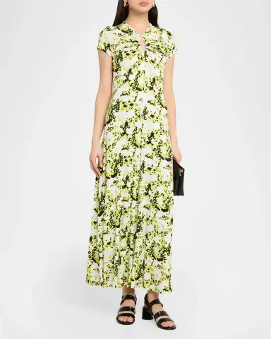 Proenza Schouler White Label Neolani Printed Jersey Maxi Dress | Thumbnail 8 Proenza Schouler White Label Neolani Printed Jersey Maxi Dress | Thumbnail 8