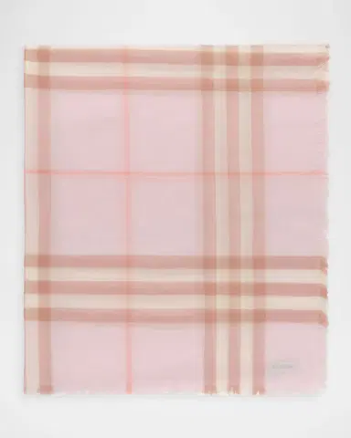Burberry Wide Check Wool Scarf | Thumbnail 5 Burberry Wide Check Wool Scarf | Thumbnail 5