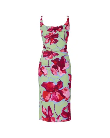 Diane von Furstenberg Delaney Ruched Cowl-Neck Midi Dress | Thumbnail 1 Diane von Furstenberg Delaney Ruched Cowl-Neck Midi Dress | Thumbnail 1
