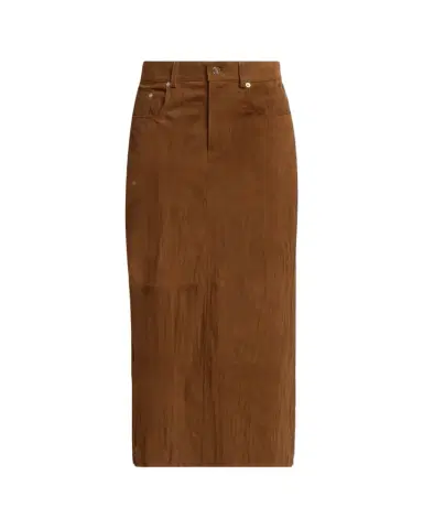 Proenza Schouler White Label Nayah Textured Suede Maxi Skirt | Thumbnail 1 Proenza Schouler White Label Nayah Textured Suede Maxi Skirt | Thumbnail 1