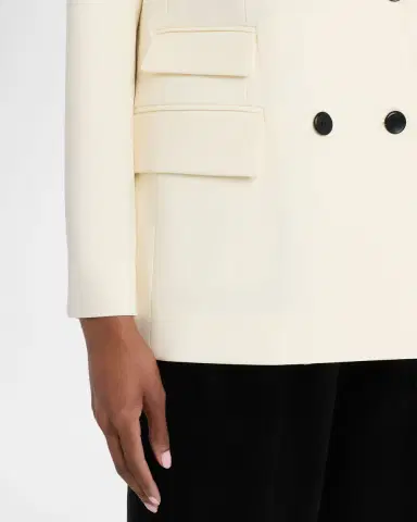 Maria McManus Draped Satin Cloak Double-Breasted Blazer | Thumbnail 9 Maria McManus Draped Satin Cloak Double-Breasted Blazer | Thumbnail 9