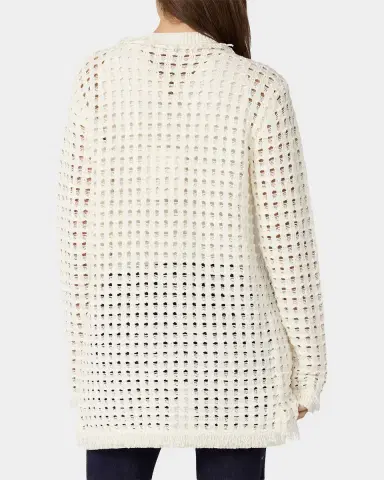 Diane von Furstenberg Celestina Fringed Open-Stitch Cardigan | Thumbnail 7 Diane von Furstenberg Celestina Fringed Open-Stitch Cardigan | Thumbnail 7