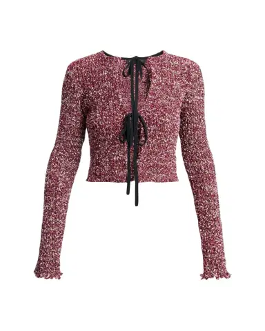 Proenza Schouler Colette Boucle Tie-Front Crop Top | Thumbnail 1 Proenza Schouler Colette Boucle Tie-Front Crop Top | Thumbnail 1