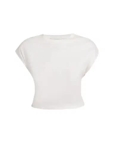 Proenza Schouler White Label Reeva Gathered Crewneck Tee | Thumbnail 1 Proenza Schouler White Label Reeva Gathered Crewneck Tee | Thumbnail 1