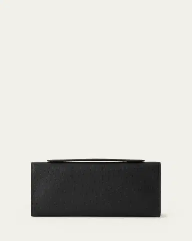 Valextra Iside Turn-Lock Leather Clutch Bag | Thumbnail 3 Valextra Iside Turn-Lock Leather Clutch Bag | Thumbnail 3