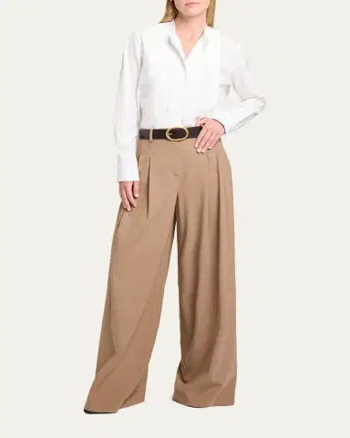 TWP Close Call Pleated Cotton Shirt | Thumbnail 2 TWP Close Call Pleated Cotton Shirt | Thumbnail 2