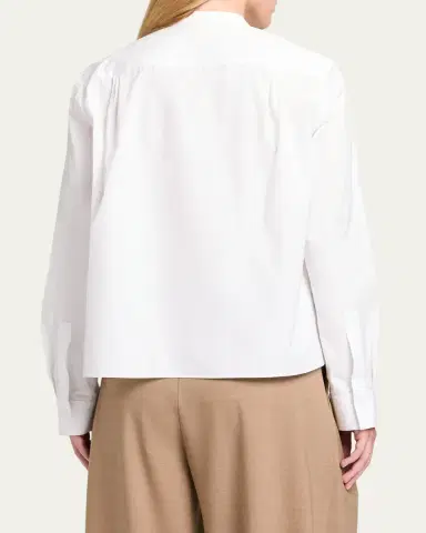 TWP Close Call Pleated Cotton Shirt | Thumbnail 3 TWP Close Call Pleated Cotton Shirt | Thumbnail 3