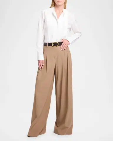 TWP Close Call Pleated Cotton Shirt | Thumbnail 6 TWP Close Call Pleated Cotton Shirt | Thumbnail 6