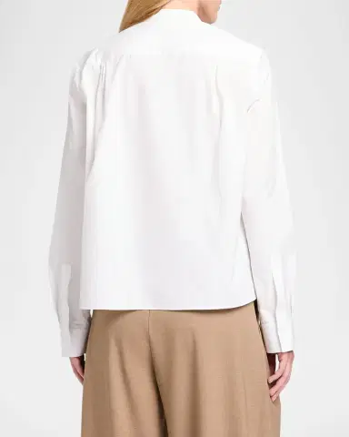 TWP Close Call Pleated Cotton Shirt | Thumbnail 7 TWP Close Call Pleated Cotton Shirt | Thumbnail 7