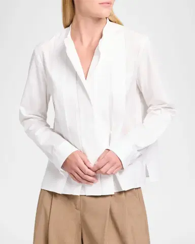 TWP Close Call Pleated Cotton Shirt | Thumbnail 8 TWP Close Call Pleated Cotton Shirt | Thumbnail 8