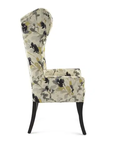 Peninsula Home Collection Maha Sapphire Wingback Chair | Thumbnail 2 Peninsula Home Collection Maha Sapphire Wingback Chair | Thumbnail 2