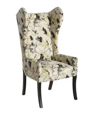 Peninsula Home Collection Maha Sapphire Wingback Chair | Thumbnail 1 Peninsula Home Collection Maha Sapphire Wingback Chair | Thumbnail 1
