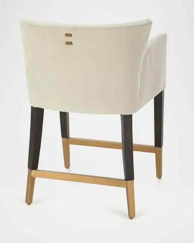 Peninsula Home Collection Stormi Upholstered Bar Stool, 30" | Thumbnail 4 Peninsula Home Collection Stormi Upholstered Bar Stool, 30" | Thumbnail 4