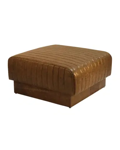 Peninsula Home Collection Todd Leather Ottoman | Thumbnail 2 Peninsula Home Collection Todd Leather Ottoman | Thumbnail 2
