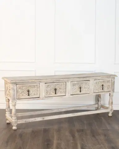Peninsula Home Collection Carmen Carved Drawer Console | Thumbnail 3 Peninsula Home Collection Carmen Carved Drawer Console | Thumbnail 3