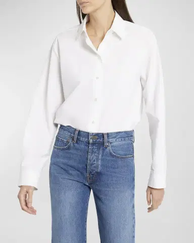 The Row Sisilia Collared Cotton Shirt | Thumbnail 7 The Row Sisilia Collared Cotton Shirt | Thumbnail 7