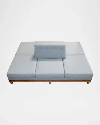 Peninsula Home Collection Gemini Vegan Leather Double-Sided Sofa, 98" | Thumbnail 3 Peninsula Home Collection Gemini Vegan Leather Double-Sided Sofa, 98" | Thumbnail 3