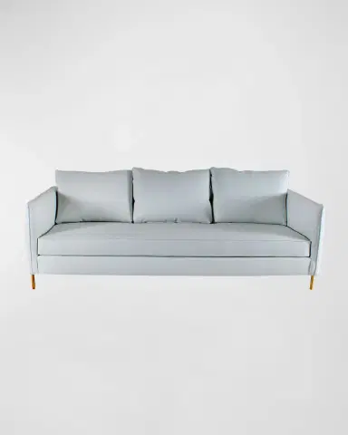 Peninsula Home Collection Emma Vegan Leather Sofa, 96" | Thumbnail 2 Peninsula Home Collection Emma Vegan Leather Sofa, 96" | Thumbnail 2