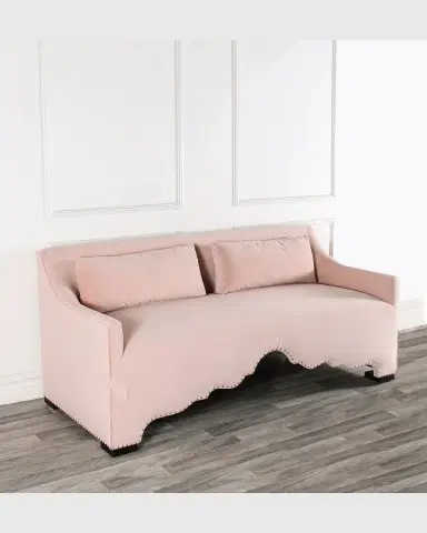 Peninsula Home Collection Adeline Velvet Sofa, 74" | Thumbnail 3 Peninsula Home Collection Adeline Velvet Sofa, 74" | Thumbnail 3