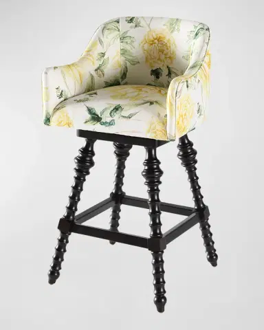 Peninsula Home Collection Loren Swivel 30" Bar Stool | Thumbnail 2 Peninsula Home Collection Loren Swivel 30" Bar Stool | Thumbnail 2