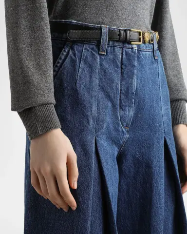 Dolce & Gabbana Pleated Wide-Leg Denim Jeans | Thumbnail 4 Dolce & Gabbana Pleated Wide-Leg Denim Jeans | Thumbnail 4