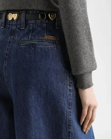 Dolce & Gabbana Pleated Wide-Leg Denim Jeans | Thumbnail 5 Dolce & Gabbana Pleated Wide-Leg Denim Jeans | Thumbnail 5
