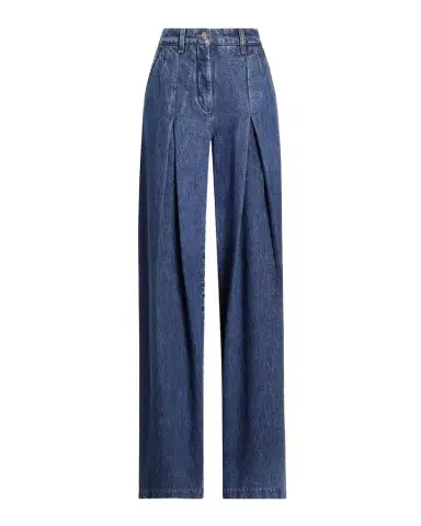 Dolce & Gabbana Pleated Wide-Leg Denim Jeans | Thumbnail 1 Dolce & Gabbana Pleated Wide-Leg Denim Jeans | Thumbnail 1