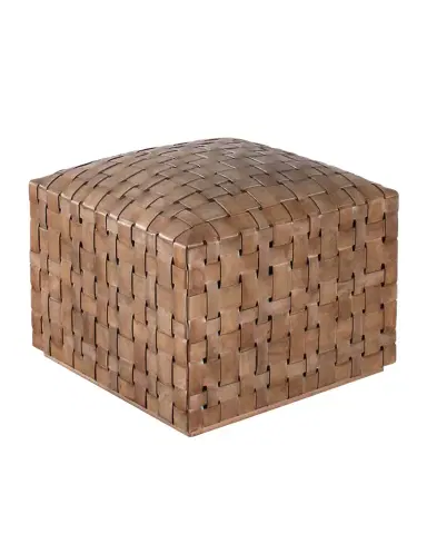 Peninsula Home Collection Gramercy Leather Ottoman | Thumbnail 1 Peninsula Home Collection Gramercy Leather Ottoman | Thumbnail 1