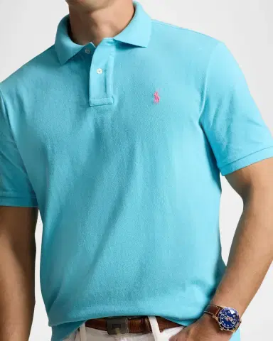Polo Ralph Lauren Men's Classic Fit Mesh Polo Shirt | Thumbnail 5 Polo Ralph Lauren Men's Classic Fit Mesh Polo Shirt | Thumbnail 5