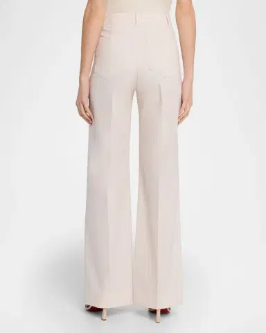 Victoria Beckham Alina Patch-Pocket Wide-Leg Trousers | Thumbnail 3 Victoria Beckham Alina Patch-Pocket Wide-Leg Trousers | Thumbnail 3