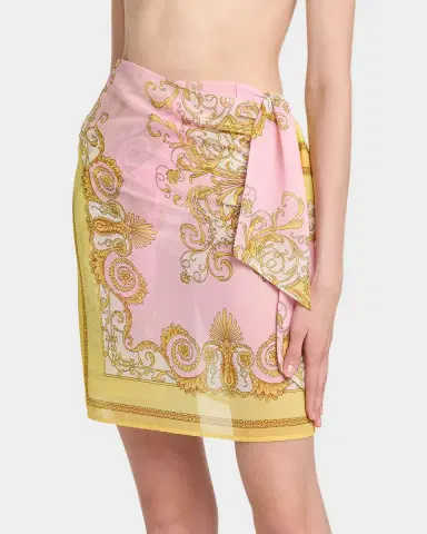 Versace Barocco-Print Pareo Skirt | Thumbnail 5 Versace Barocco-Print Pareo Skirt | Thumbnail 5