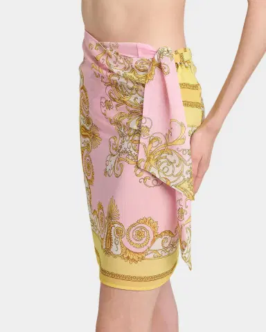 Versace Barocco-Print Pareo Skirt | Thumbnail 7 Versace Barocco-Print Pareo Skirt | Thumbnail 7