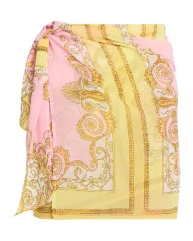 Versace Barocco-Print Pareo Skirt | Thumbnail 1 Versace Barocco-Print Pareo Skirt | Thumbnail 1