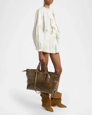 Isabel Marant Winna Vintage Leather Tote Bag | Thumbnail 6 Isabel Marant Winna Vintage Leather Tote Bag | Thumbnail 6