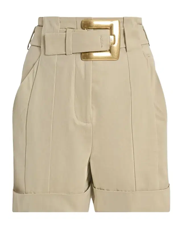High-Rise Belted Cuffed Shorts High-Rise Belted Cuffed Shorts