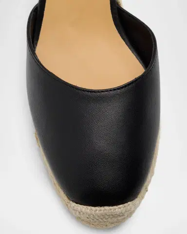 Castañer 80mm Carina Leather Espadrille Wedge Sandals | Thumbnail 5 Castañer 80mm Carina Leather Espadrille Wedge Sandals | Thumbnail 5