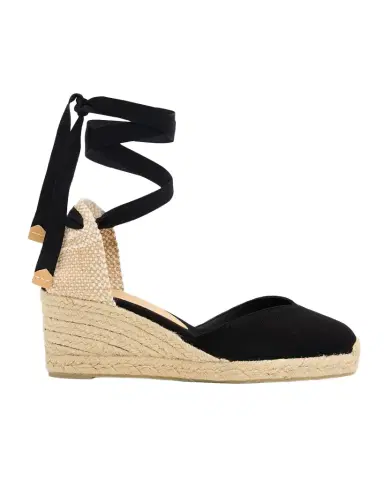 Castañer 50mm Chiara Canvas Espadrille Wedge Sandals | Thumbnail 1 Castañer 50mm Chiara Canvas Espadrille Wedge Sandals | Thumbnail 1