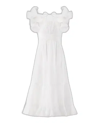 Mac Duggal Girl 's Pleated Ruffle Chiffon Dress, Size 4-14 | Thumbnail 1 Mac Duggal Girl 's Pleated Ruffle Chiffon Dress, Size 4-14 | Thumbnail 1