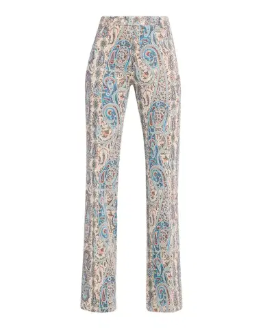 Etro Paisley Jacquard Bootcut-Leg Pants | Thumbnail 1 Etro Paisley Jacquard Bootcut-Leg Pants | Thumbnail 1