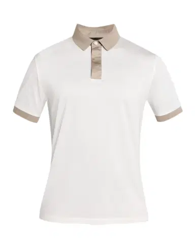 Emporio Armani Men 's Lyocell and Cotton Contrast-Trim Polo Shirt | Thumbnail 1 Emporio Armani Men 's Lyocell and Cotton Contrast-Trim Polo Shirt | Thumbnail 1