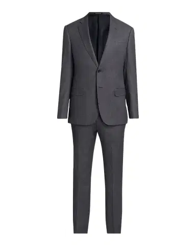 Emporio Armani Men's Wool Micro-Print Two-Piece Suit | Thumbnail 1 Emporio Armani Men's Wool Micro-Print Two-Piece Suit | Thumbnail 1
