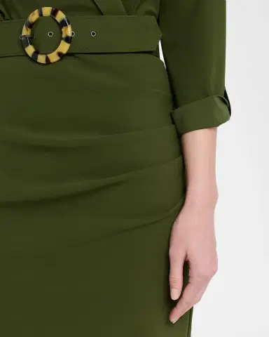 Chiara Boni La Petite Robe Minao Belted Faux-Wrap Dress | Thumbnail 6 Chiara Boni La Petite Robe Minao Belted Faux-Wrap Dress | Thumbnail 6