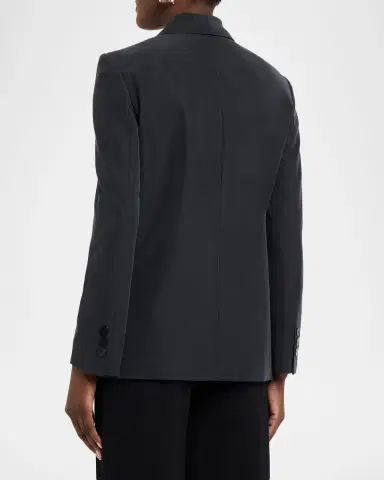 Emporio Armani Relaxed Double-Breasted Blazer | Thumbnail 2 Emporio Armani Relaxed Double-Breasted Blazer | Thumbnail 2