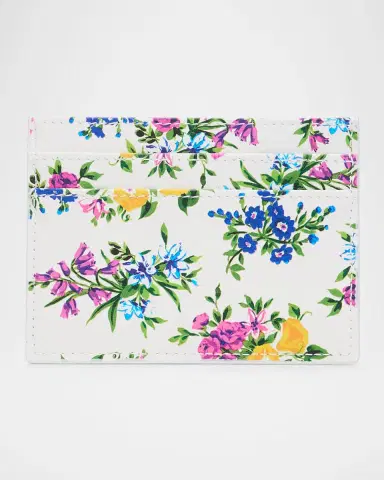 Dolce & Gabbana Floral-Print Leather Card Holder | Thumbnail 4 Dolce & Gabbana Floral-Print Leather Card Holder | Thumbnail 4