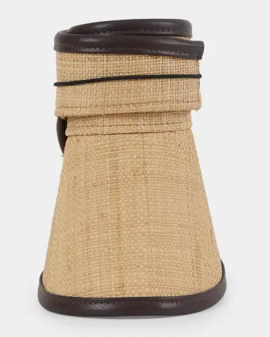 Eugenia Kim Micky Packable Raffia Visor | Thumbnail 2 Eugenia Kim Micky Packable Raffia Visor | Thumbnail 2